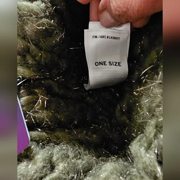 Lucky Brand Olive Green Knit Beanie New With Tags One Size Fits All - Picture 6 of 11